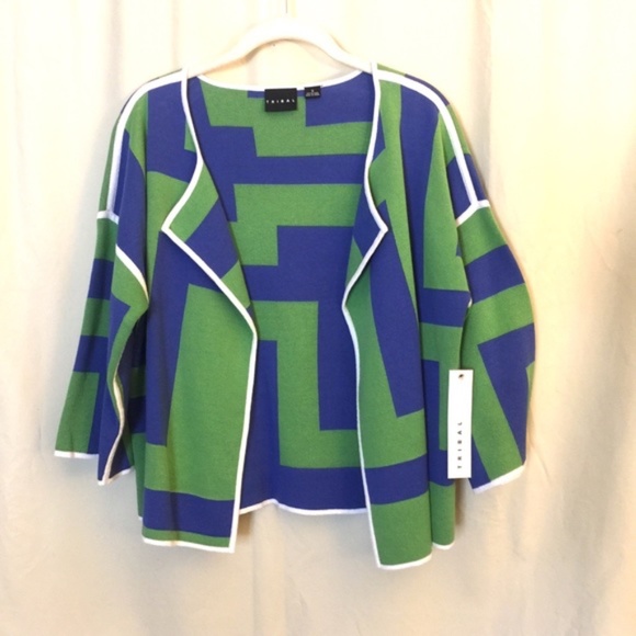 NWT Boxy Cropped  Open Front Knit Cardigan - Picture 11 of 11